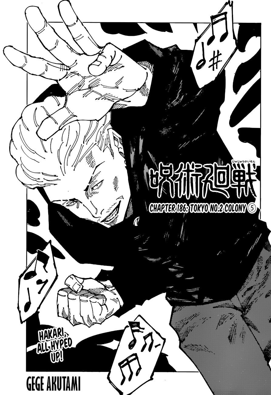 Jujutsu Kaisen Chapter 186 image 01